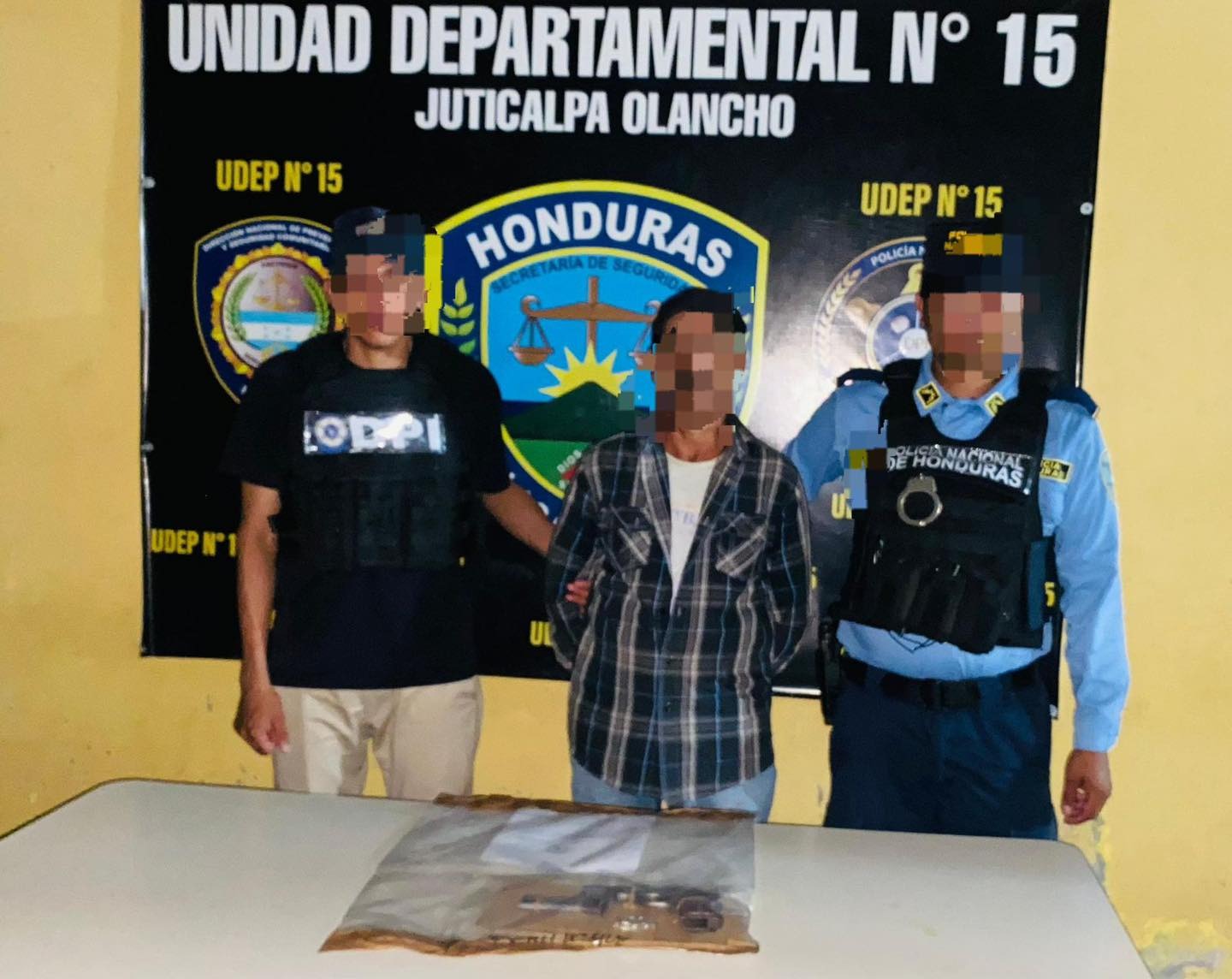 DPI detiene seis ciudadanos por suponerlos responsables de distintos ilícitos en el departamento de Olancho